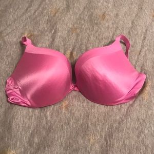 Pink push up bra